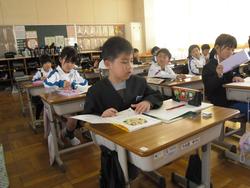 国語の学習の様子