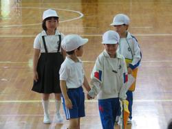 学校たんけん開始前の様子