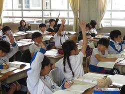 3年生社会の授業