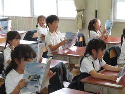1年生国語の授業
