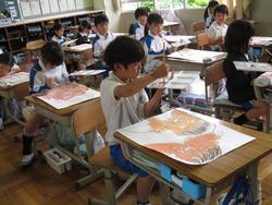 2年図工の授業