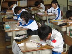 2年国語の授業