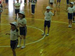 1・2年生運動会の練習