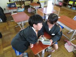 1年生昼休みの様子