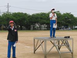 児童会長あいさつ