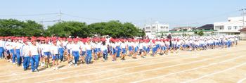 運動会全体練習