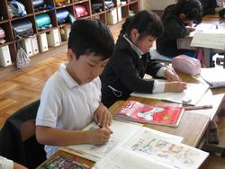 3年生国語の授業