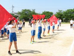 応援合戦の練習