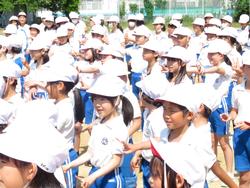 応援合戦の練習