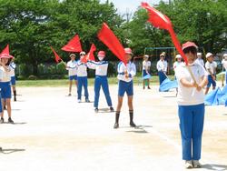 5・6年生表現演技の練習