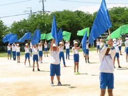 5・6年生表現演技の練習