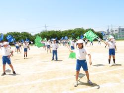 5・6年生表現演技の練習