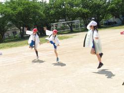 3・4年生表現演技の練習