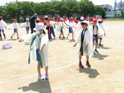3・4年生表現演技の練習
