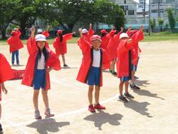 3・4年生表現演技の練習