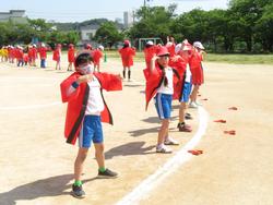 3・4年生表現演技の練習