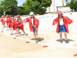 3・4年生表現演技の練習