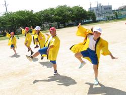 3・4年生表現演技の練習