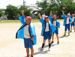 3・4年生表現演技の練習