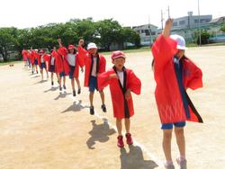 3・4年生表現演技の練習