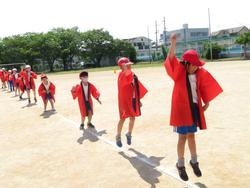 3・4年生表現演技の練習