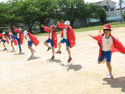 3・4年生表現演技の練習