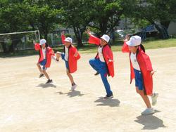 3・4年生表現演技の練習