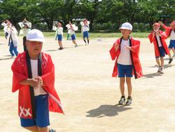 3・4年生表現演技の練習