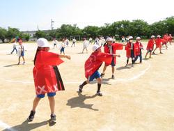 3・4年生表現演技の練習