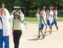 3・4年生表現演技の練習