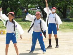 3・4年生表現演技の練習