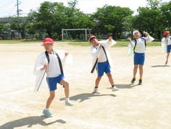 3・4年生表現演技の練習