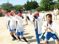 3・4年生表現演技の練習