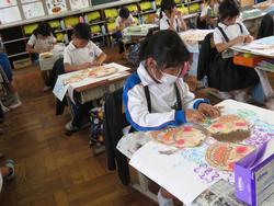 1年生図工の授業