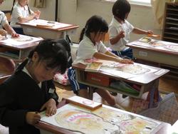 1年生図工の授業