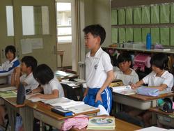4年生道徳の授業