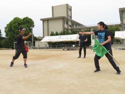 5・6年生綱引きの練習