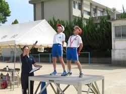 応援合戦の練習