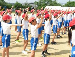 応援合戦の練習
