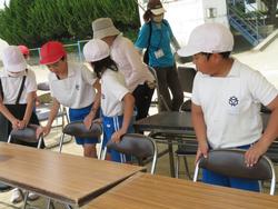 運動会の前日準備