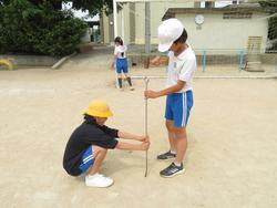 運動会の前日準備