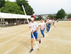 運動会の前日準備