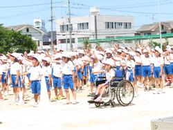 応援合戦の様子