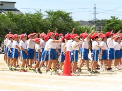 応援合戦の様子