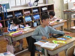 2年生図工の授業