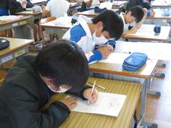 6年生家庭科の授業