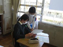 6年生家庭科の授業