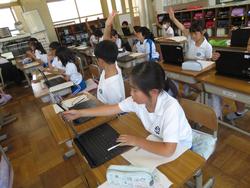 3年生環境体験学習新聞づくり