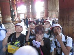東大寺で班別行動
