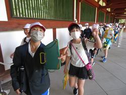 東大寺での様子